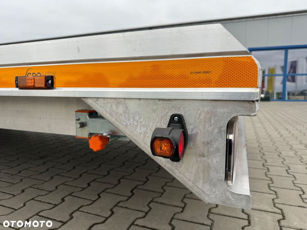 Gromex laweta aluminiowa | 850x210cm | DMC 3500kg | platforma na 2 auta | 3 osie AL-KO | OŚWIETLENIE LED - 25