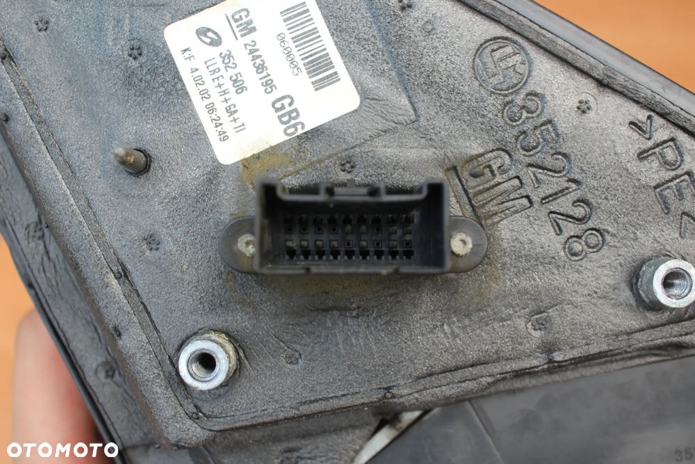 LUSTERKO PRAWE ZEWNĘTRZNE OPEL VECTRA C 10 PINÓW EUROPA Z20H - 8