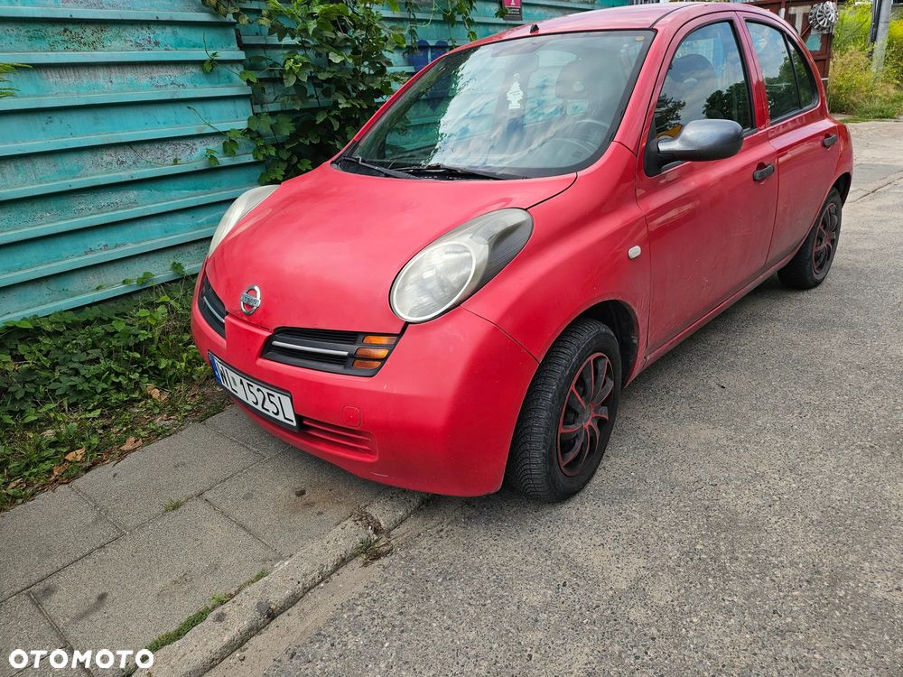 Nissan Micra k12 na części czerwony