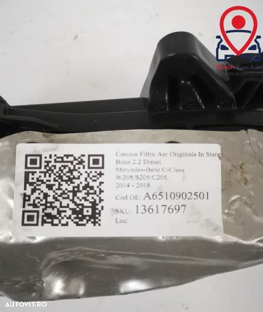 Carcasa Filtru Aer Originala In Stare Buna 2.2 Diesel Mercedes-Benz C- - 8