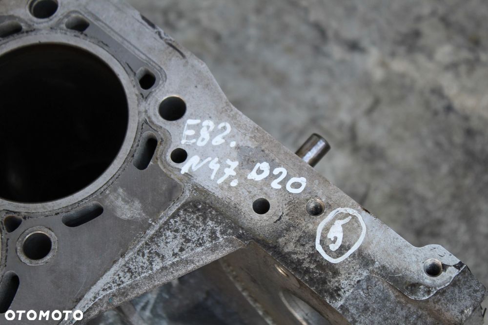 BLOK SILNIKA BMW N47D20A N47D20C 2.0D 7811138 NOMINAŁ E87 E90 E83 E60 - 2