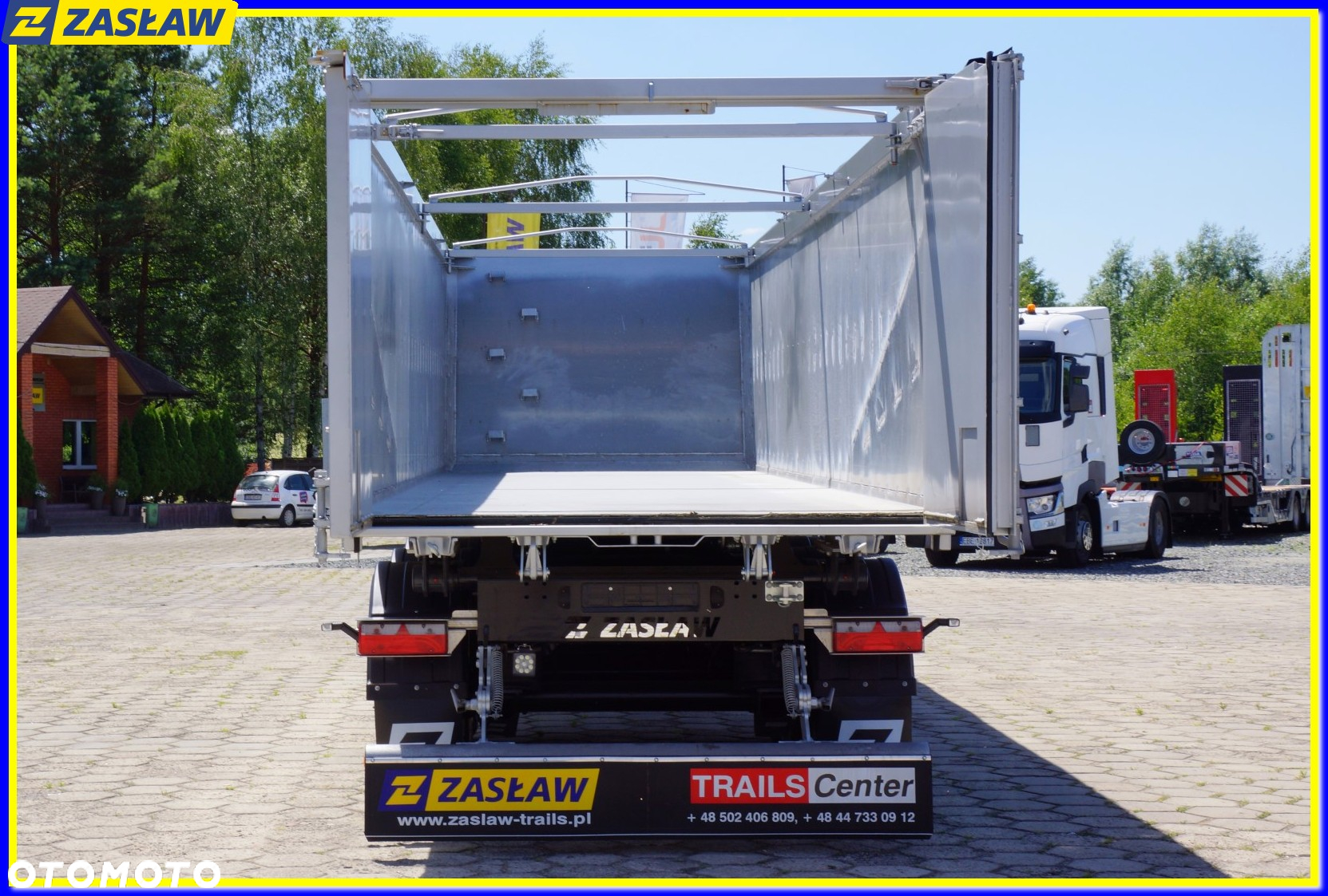 Zaslaw 45 m³ / 9,70 m naczepa wywrotka LIGHT KL-DRZWI!! - 22