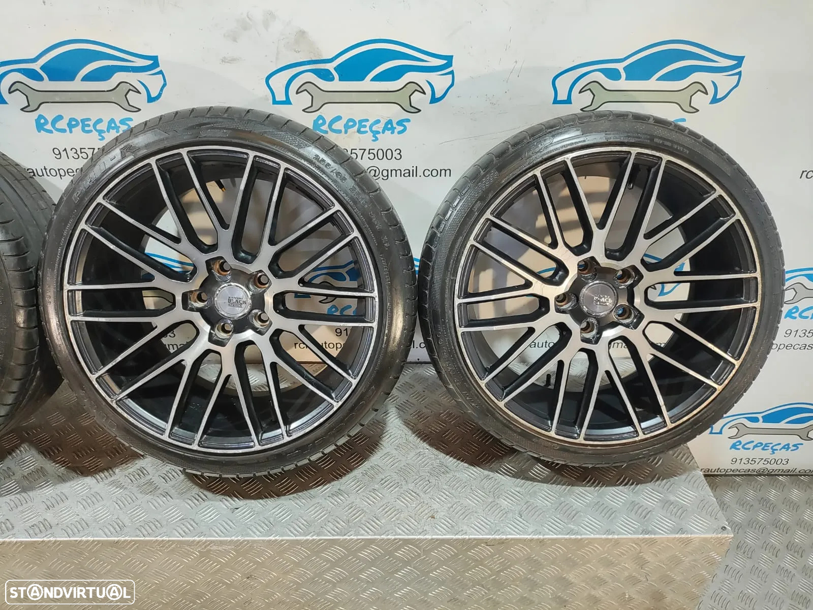 Jantes 19 Originais Savini Black di Forza 8,5J 9,5J ET15 5x112 - 5