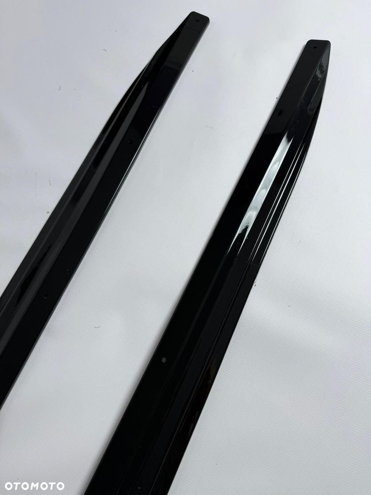 Boczne Dokładki Progów BMW X5 G05 2019/2025 Spoiler Czarny Połysk - 8