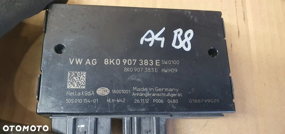 Moduł sterownik haka Audi A4 B8 A5 8K0907383E - 5