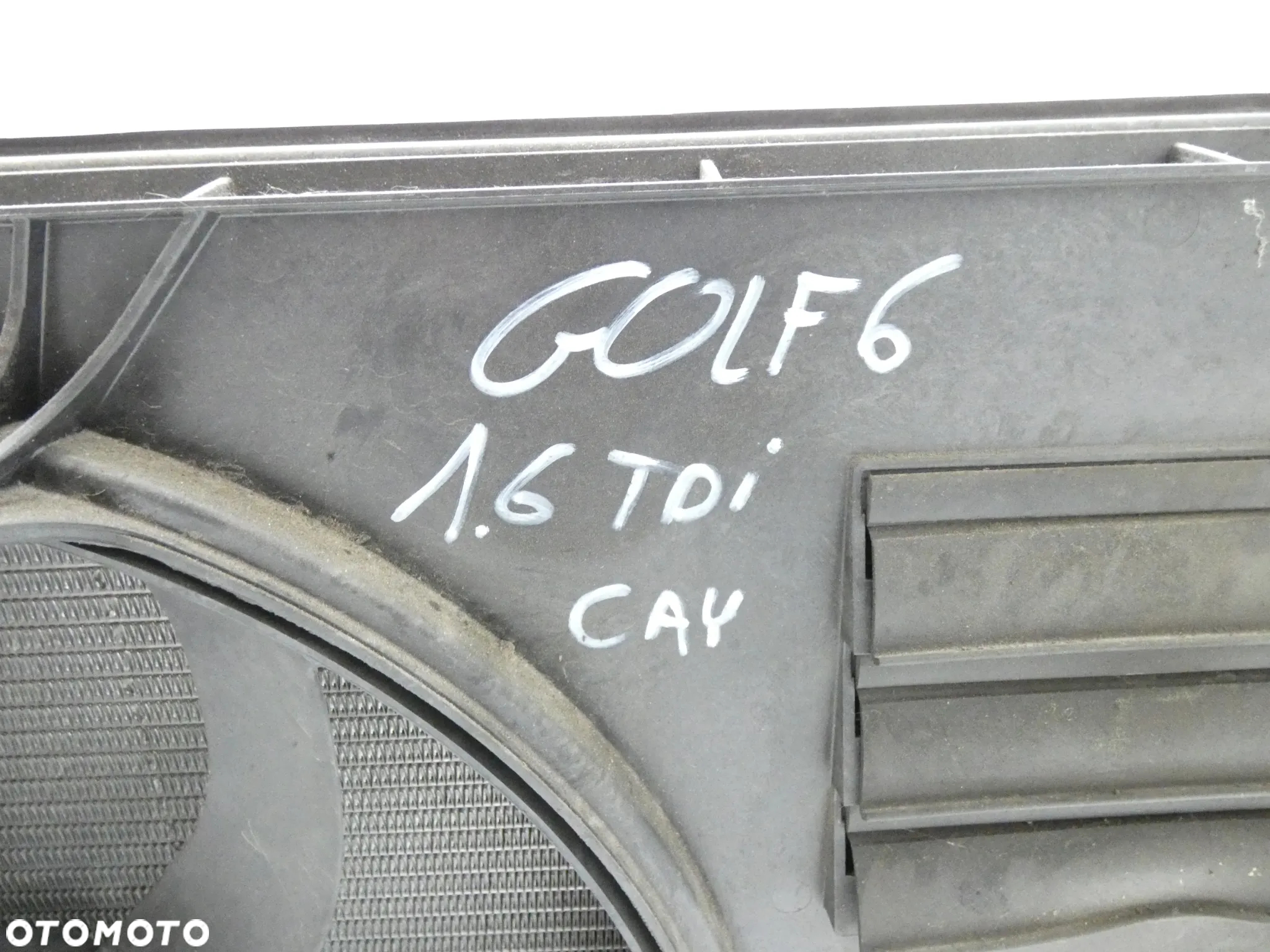 VW GOLF VI 6 KOMBI 1.6 TDI CAY CHŁODNICE KOMPLET WODY KLIMATYZACJI INTERCOOLER WENTYLATOR 1K0121251AB 1K0959455FB GORLICE - 9