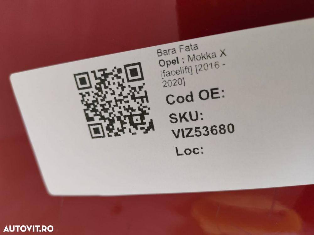 Bara Fata Opel  Corsa F 2019 Originala In Stare Buna - 8