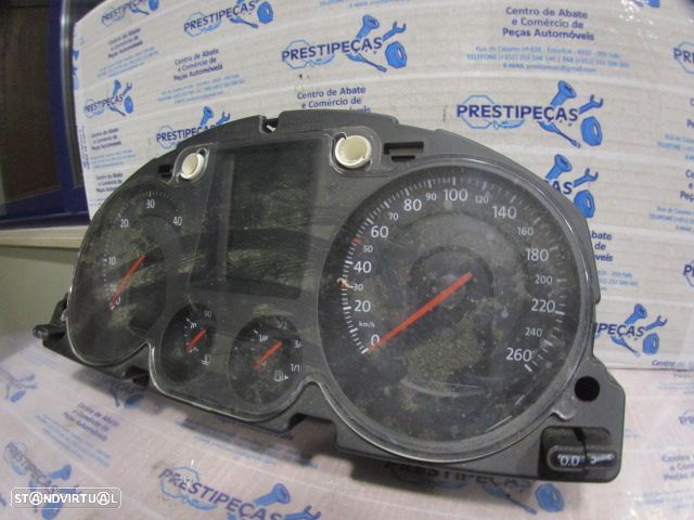 Quadrante 3C0920871E VW PASSAT 5 SW 3C 2007 2.0TDI 140CV 5P PRETO KM/H DIGITAL - 2