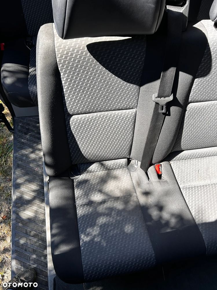 Vw Crafter 2013 Sprinter Kanapa Ławka Isofix 3 Osobowa Pasy Drugi rząd - 4