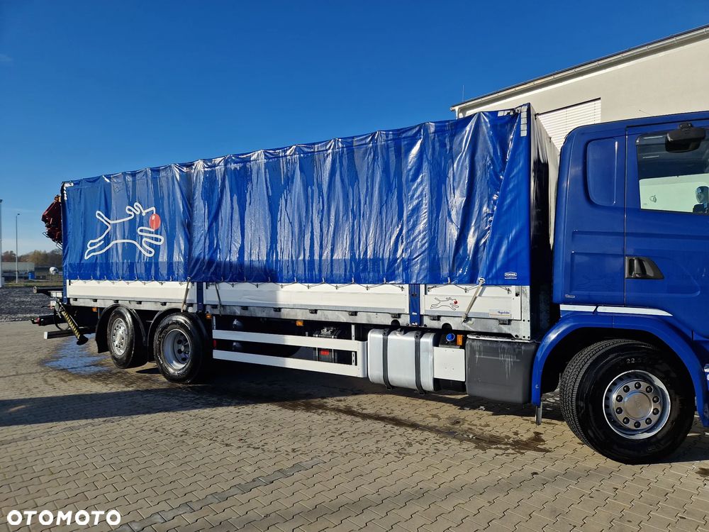 Scania G450/ ZABUDOWA 7.7m/ HDS HIAB XS122 HIDUO Sterowanie Radiowe/ SKRETNA OŚ WLECZONA/ CAŁY NA PODUSZKACH/ PO ZŁOTYM KONTRAKCIE - 5