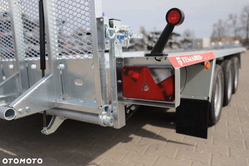 TEMARED /MARTZ BUILDER 3 4018/3 S 3,5T ,Koła 195R13C 400x180x30 do przewozu sprzętu budowlanego, TRAP, DMC 3500kg, 3 osie, - 6