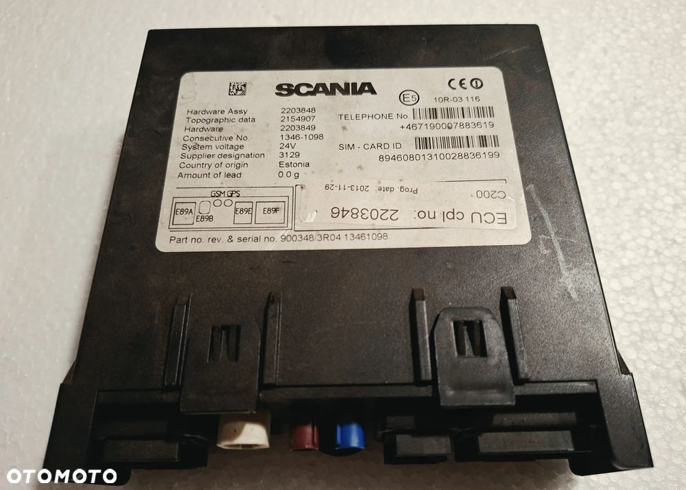 Jednostka sterująca   Scania R 2203846 - 1