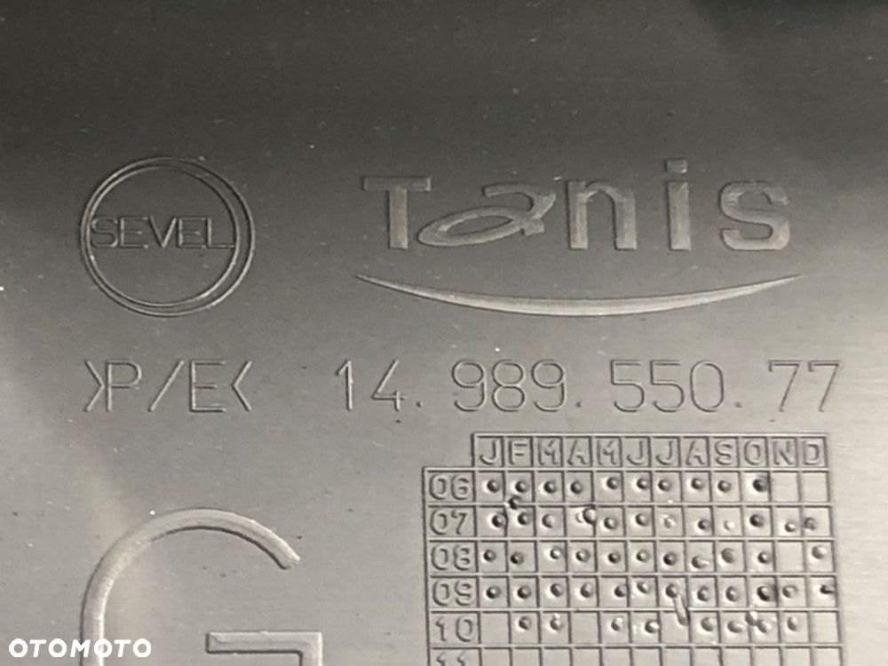 BOCZEK BAGAŻNIKA LEWY  CITROEN JUMPY (VF7) 2007 - 2016 2.0 HDi 120 88 kW [120 KM] olej napędowy - 6