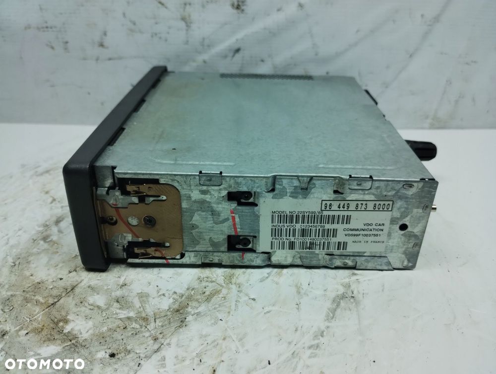 Peugeot 607 Radio 964498738000 - 5