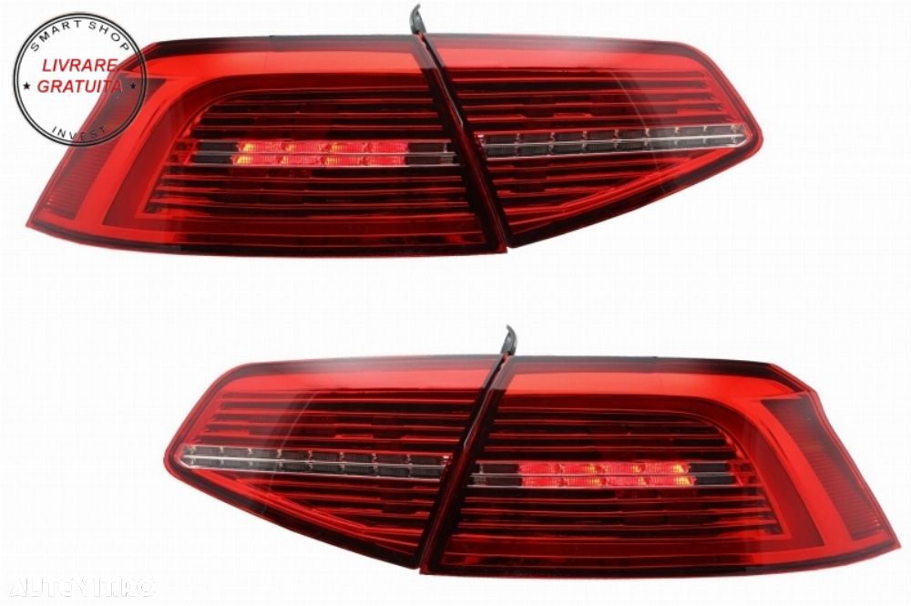 Faruri LED si Stopuri VW Passat B8 3G (2014-2019) Matrix Look R line cu semnal din- livrare gratuita - 18