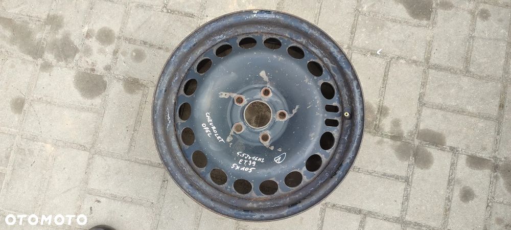FELGI STALOWE 5x105 6.5Jx16 CALI ET39 OPEL ASTRA J K MOKKA CHEVROLET CRUZE KOMPLET 4 SZTUKI - 2