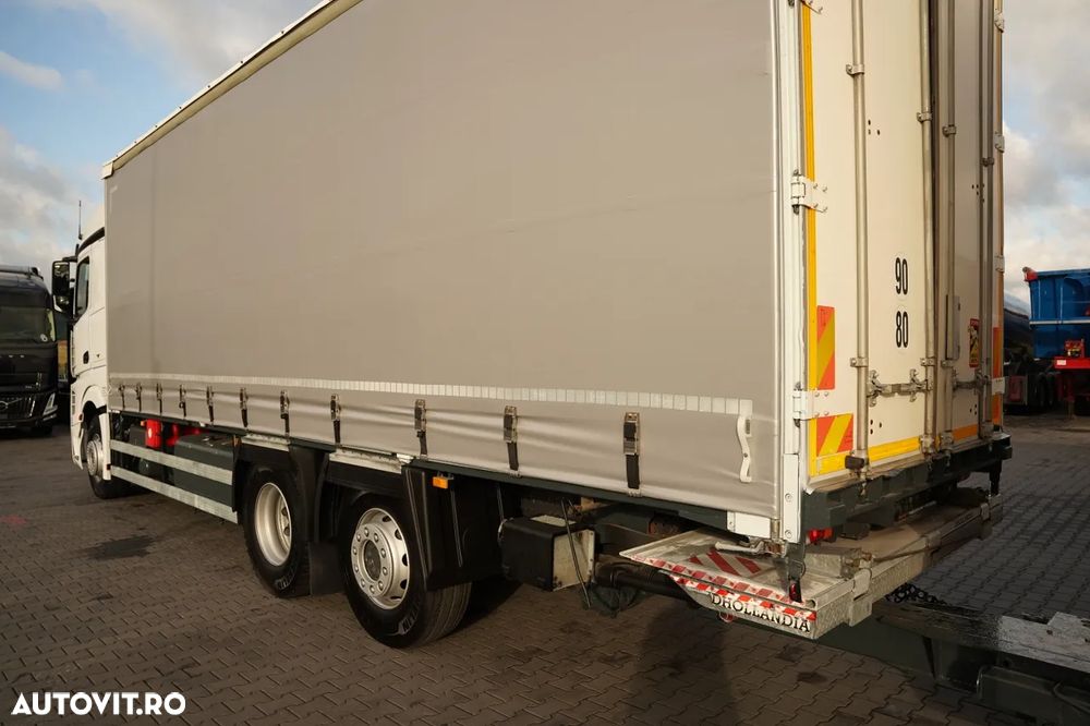 Mercedes-Benz ACTROS 2551 / TANDEM COMBINAT 120 M3 / TRAVERSĂ / RIDICATIVĂ / PUNTE RIDICATIVĂ / PODEA REZISTENTĂ - 10