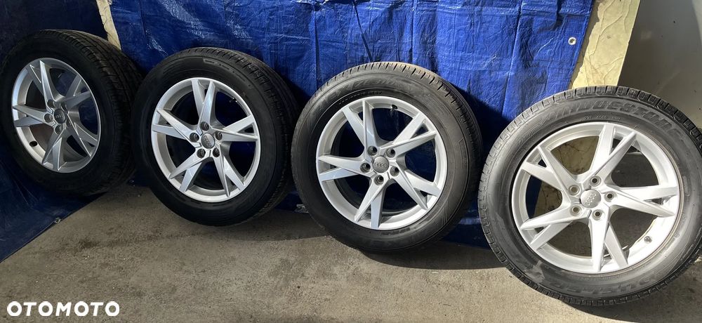 KOMPLET FELG 5X112 17 7,0JX17 ET 43 8U0601025 AM  FELGI AUDI Q3 235 55 17 ALUFELGI * - 1