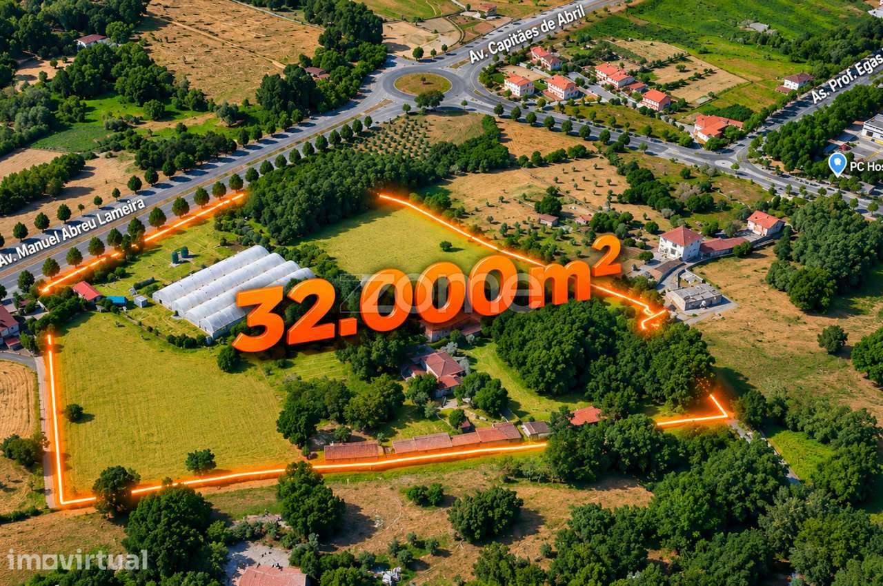 Terreno com elevado potencial urbanístico em zona estratégica de Vi...