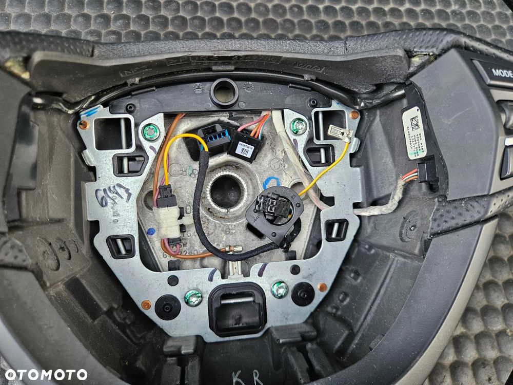 Kierownica Ścięta Trzy 3 Ramienna Pikowana Skóra Ancantara Multifunkcja Sterowanie AirBag Poduszka BMW 5 F10 F11 - 23