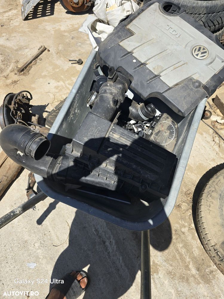 Carcasa filtru aer debimetru  Volkswagen tiguan passat cc b6 a3 etc - 1