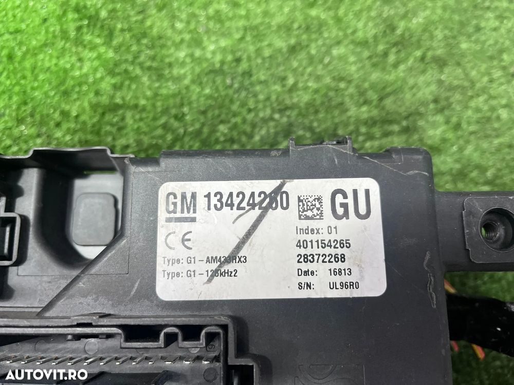 TABLOU PANOU SIGURANTE OPEL CORSA D 1.3 DIESEL 2013 COD OEM 13424260 401154265 28372268 2006-2014 - 5