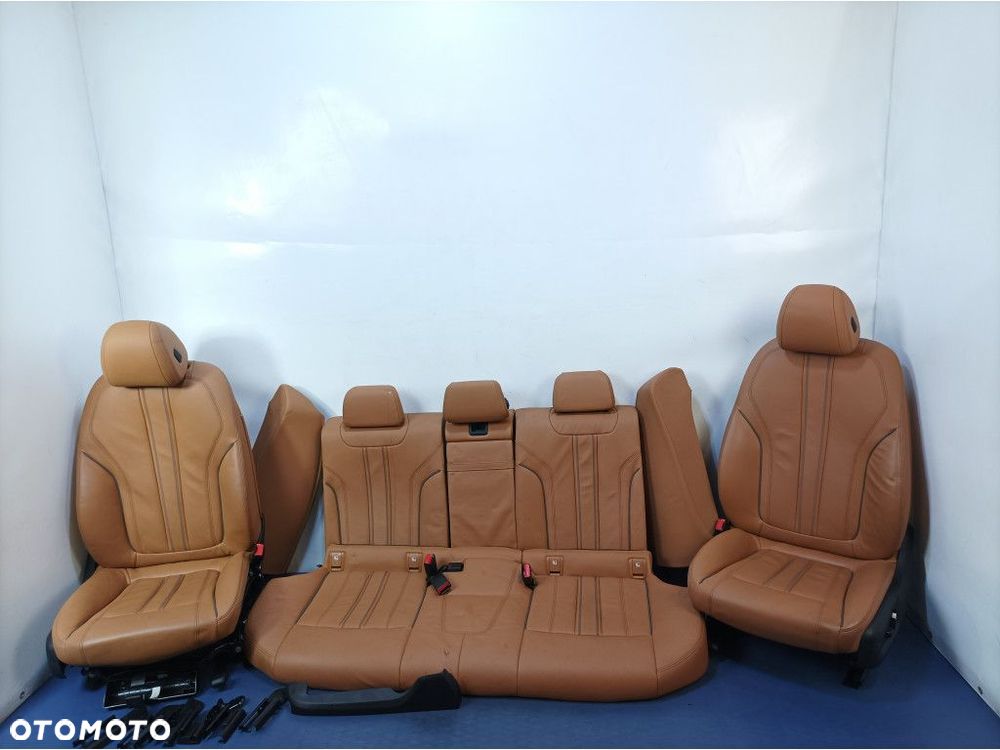 BMW 5 G30 LIFT FOTELE KANAPA KOMPLET SKÓRA WNĘTRZE - 2