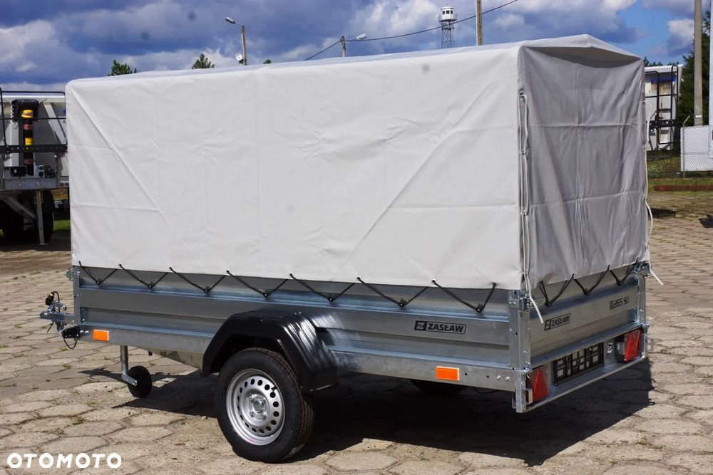 Zaslaw 1 oś, przyczepa towarowa MOCNA I SOLDNA DMC 750 KG - 27