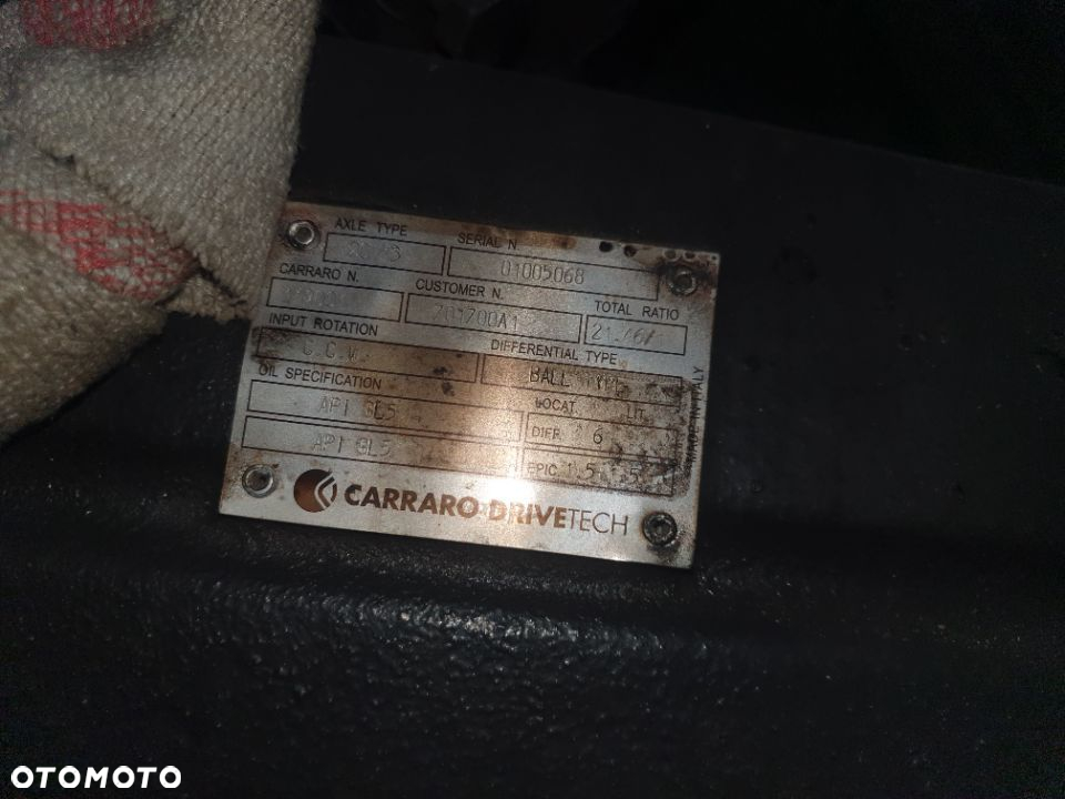 Wkład atak mostu Carraro 20.43 Landini Mc Cormick Valmet Valtram - 5