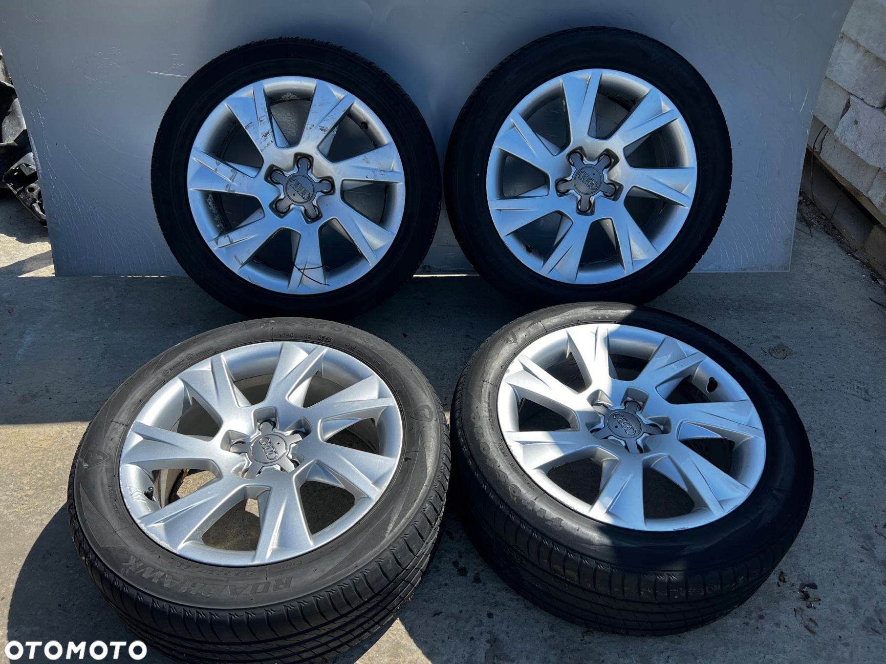 FELGI OPONY LETNIE KOŁA AUDI A4 A5 B8 225/50 R17 - 1
