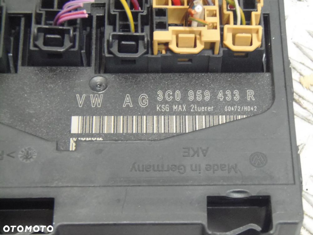 MODUŁ KOMFORTU VW PASSAT B6 1,9TDI 3C0959433R - 2
