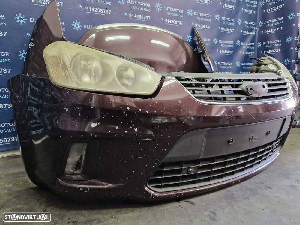 Frente completa usada FORD CMAX I FACELIFT TDCI parachoques capot oticas guardalamas radiador - 5