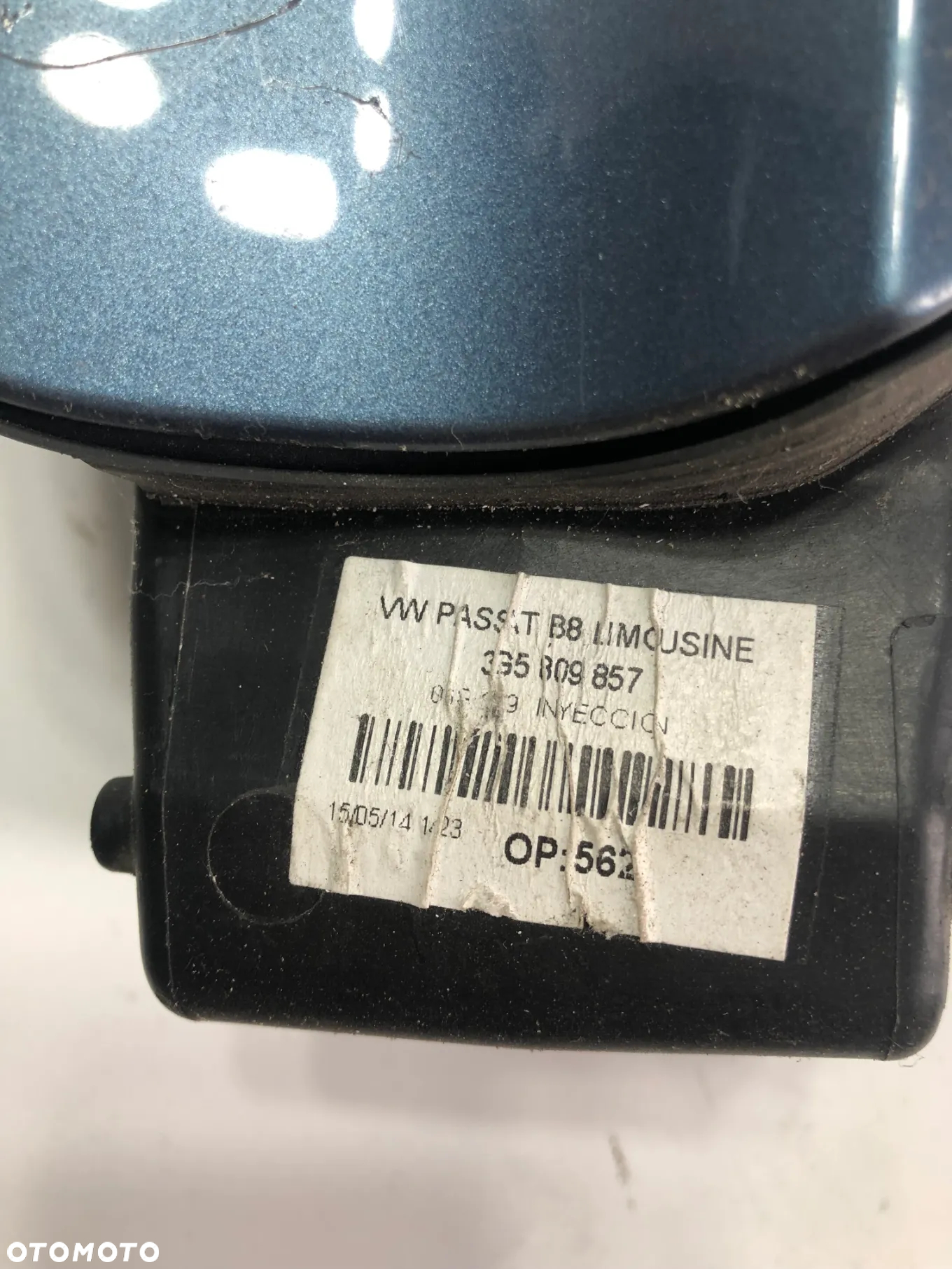KLAPKA WLEWU PALIWA VW PASSAT B8 3G5809857 LB5J  POTESTOWA MINIMALNY PRZEBIEG - 3