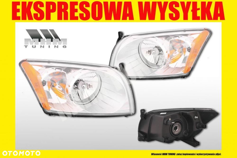 REFLEKTOR LAMPA DODGE CALIBER PK 2006-2013 L - 2