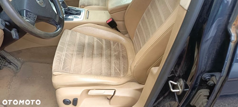 FOTEL FOTELE VW PASSAT B6 SEDAN SKORA ALCANTARA MONITORY - 3