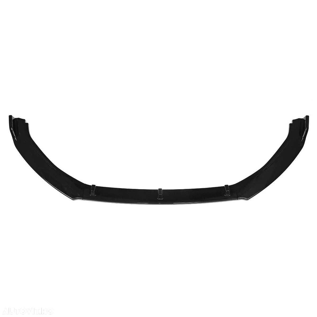 Prelungire Extensie Lip Bara Fata Volkswagen Golf 7 / 7.5 Negru Lucios - 5