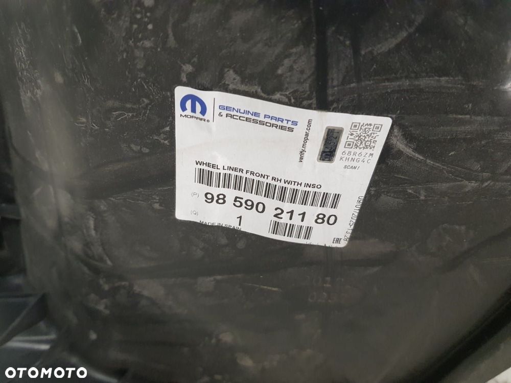 ORYGINALNE FABRYCZNIE NOWE NADKOLE OPEL CORSA F 19-24 PRZEDNIE PRAWE PRZÓD PRAWA 9859021180 - 3