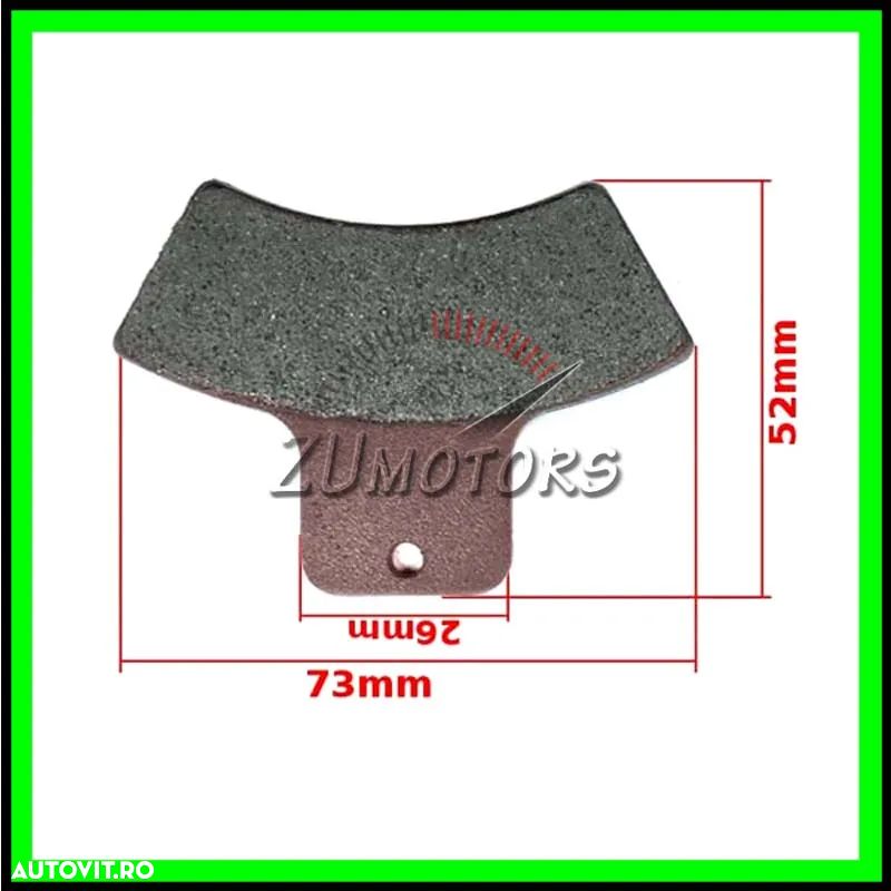 Placute Frana spate LINHAI 370 320 310 300 275 260 250 210 200 Spate - Cod: 22111 - 3