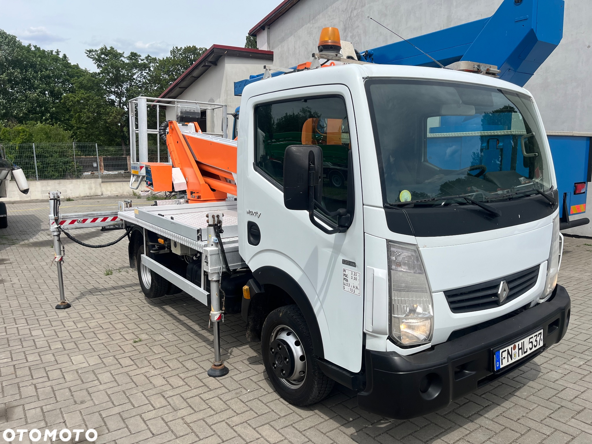 Renault Podnośnik Koszowy Multitel mx210 21 Metrów 10 w Bok jak Wumag Ruthmann Gsr - 22