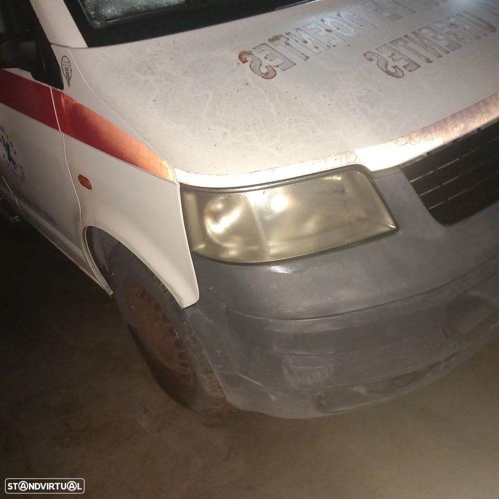 Frente completa sem airbags vw transporter t5 - 2