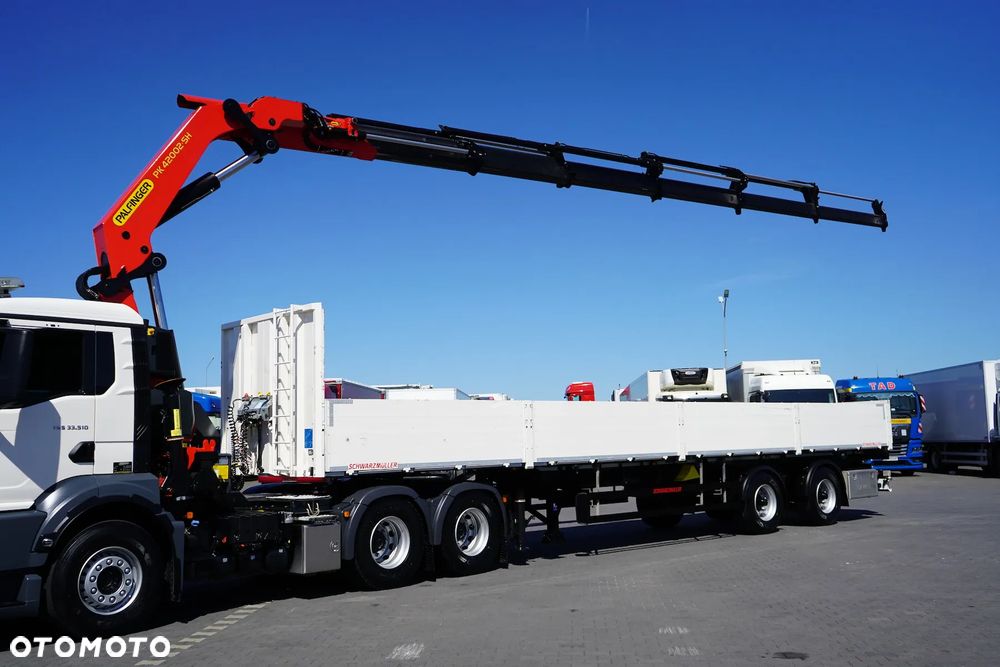MAN TGS 33.510 / 6 X 4 / HDS PALFINGER PK 42 002 SH-E / WYSIĘG 17 M - 25