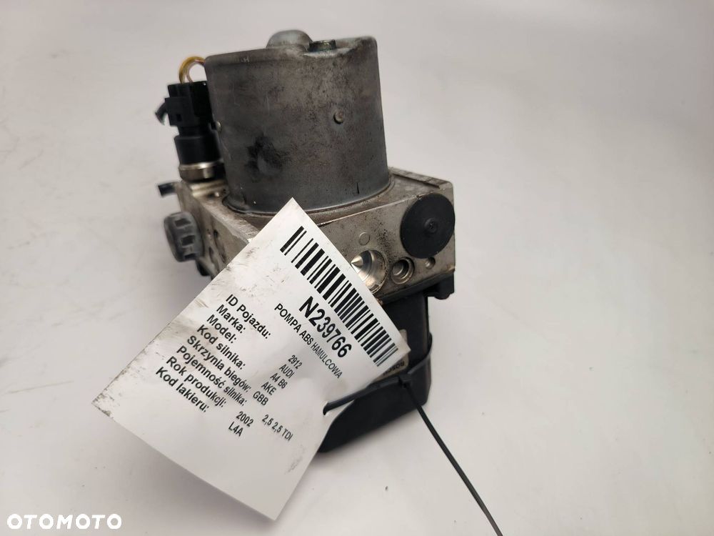 POMPA ABS HAMULCOWA AUDI A4 B6 0130108078 - 2