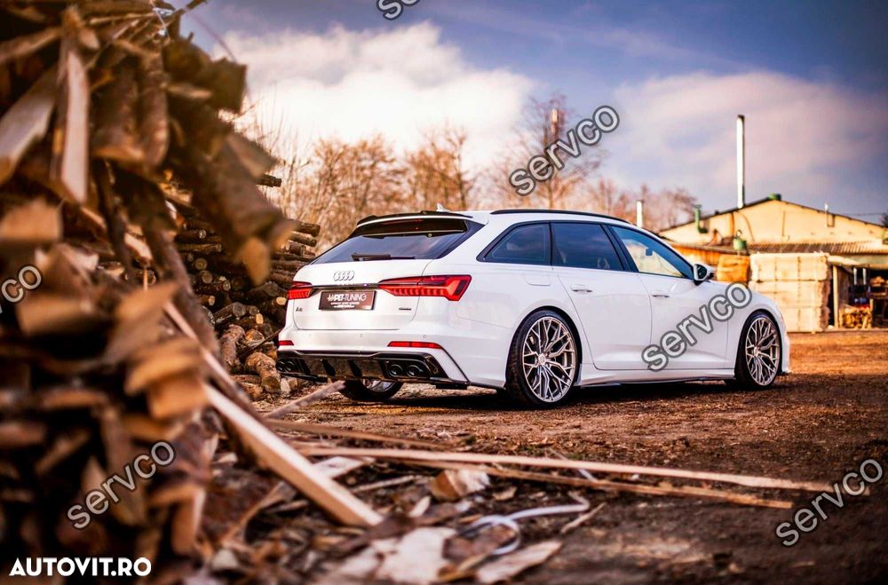 Difuzor si imitatii evacuare Audi A6 C8 S-Line 2018- v6 Maxton Design - 6