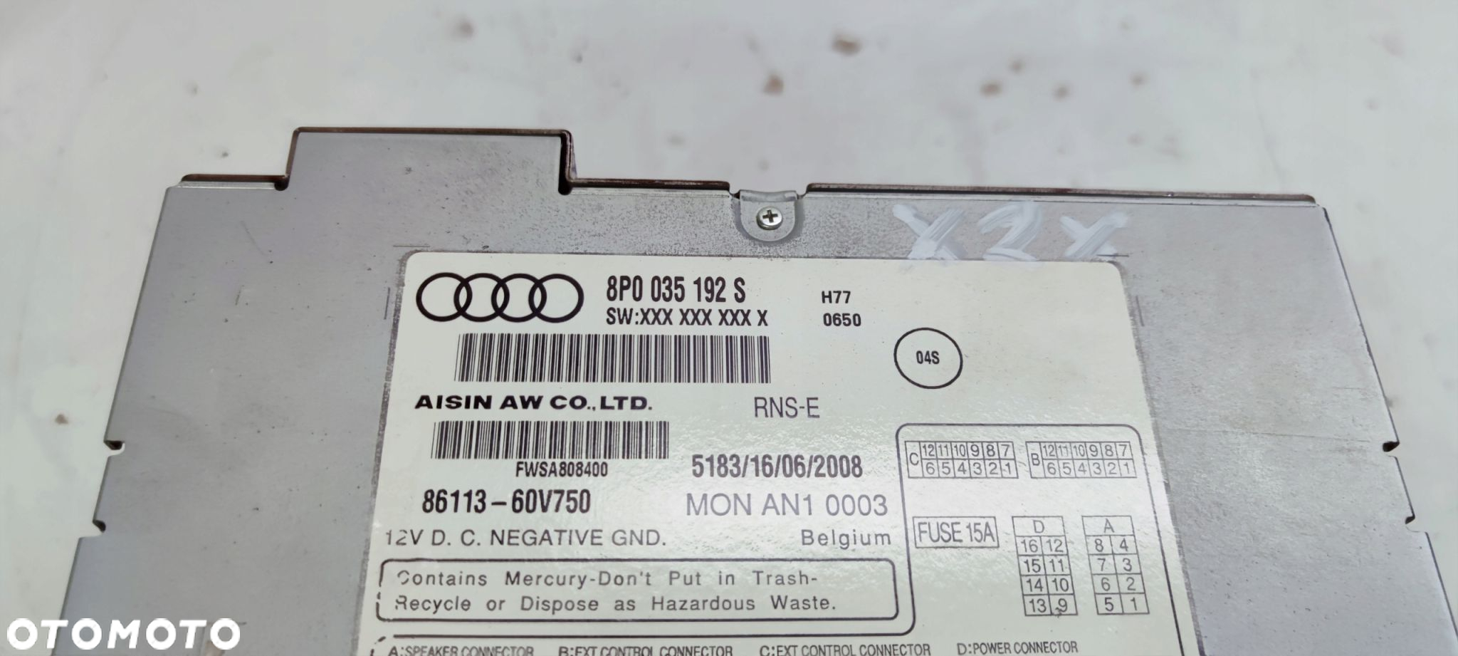 RADIO AUDI NAVIGATION PLUS AUDI A3 8P0035192S *2* - 3