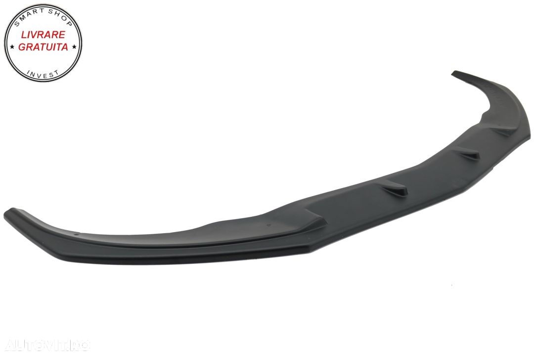 Prelungire Bara Fata Mercedes CLA45 C117 X117 (2013-2016) Negru Lucios- livrare gratuita - 5