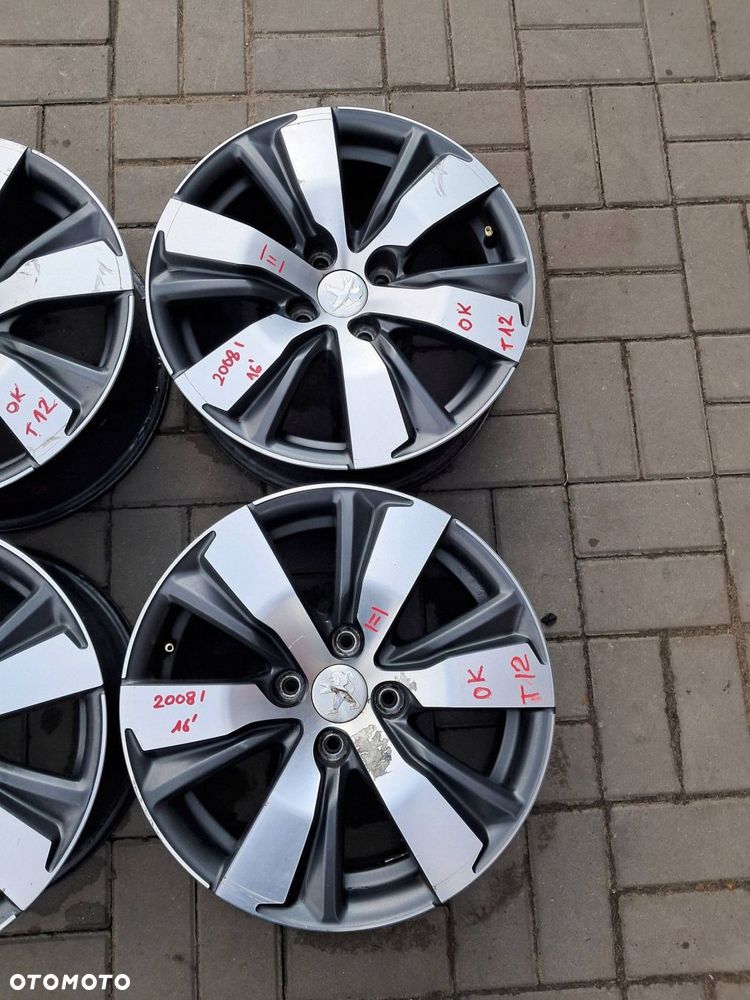 peugeot 2008 i felgi aluminiowe 16" 6,5" et20 4x108 9678398177 - 2