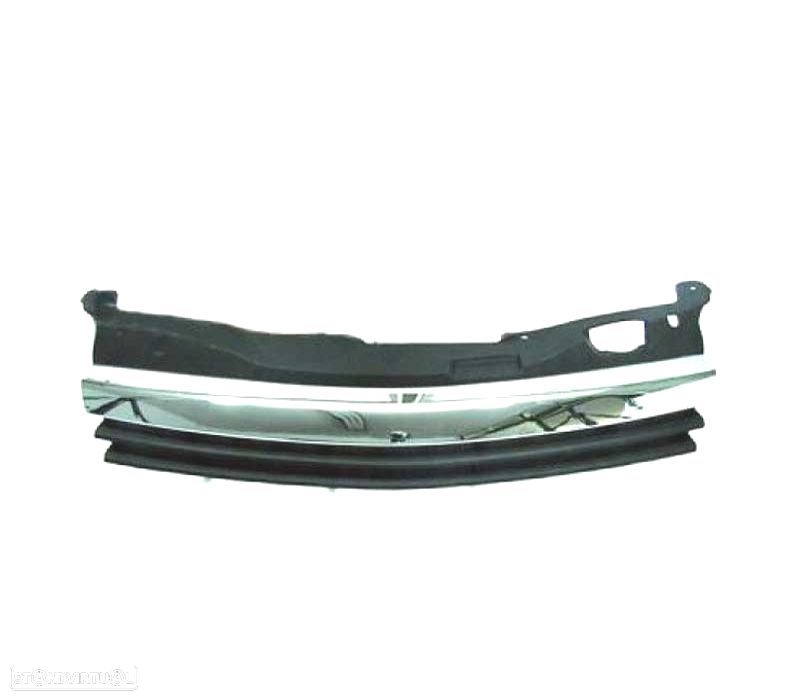 GRELHA OPEL ASTRA H 04-07 PRETA COM MOLDURAS CROMADAS - 2