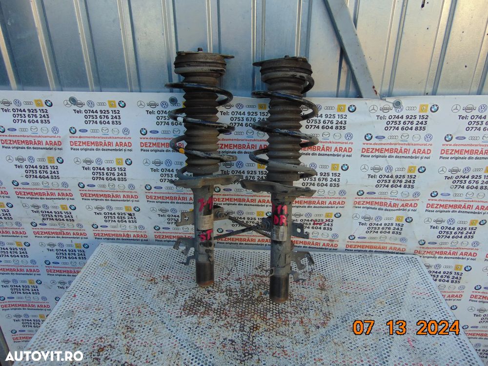 Telescop cu arc fata Nissan Qashqai j11 arcuri telescoape fata stanga dreapta qashqai j11 ansamblu - 1