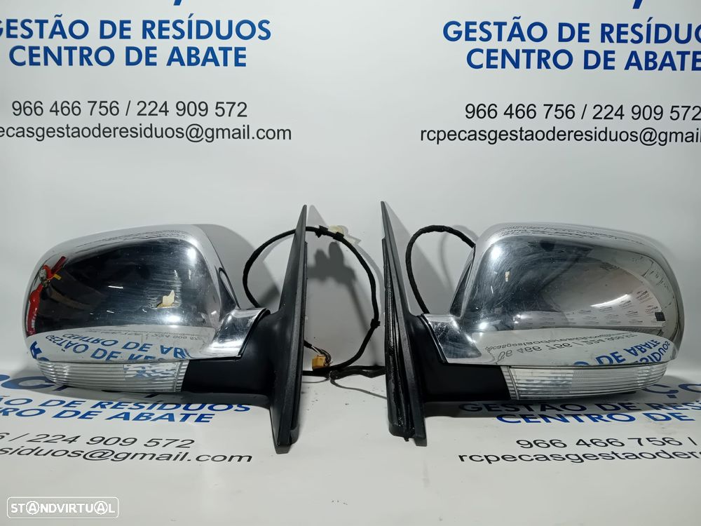 Espelhos Retrovisor Direito Esquerdo VW Touareg 1 Fase 1 Original - 3