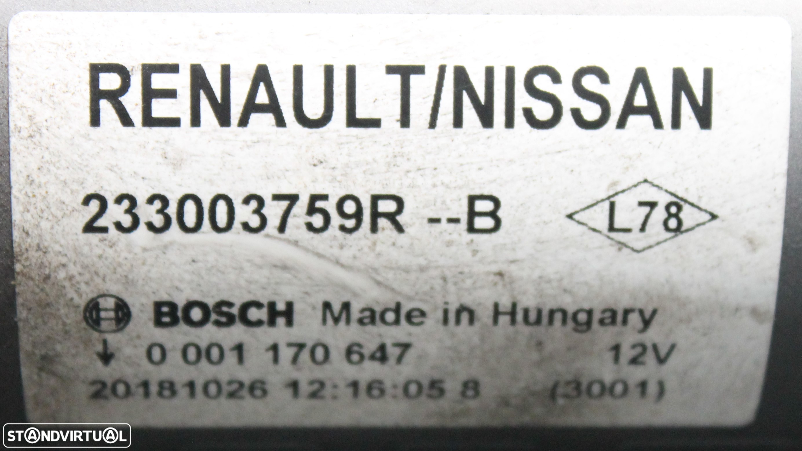 MOTOR DE ARRANQUE DACIA DUSTER - 4